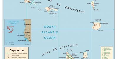 Mapa ng Cabo Verde